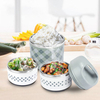 KCASA KC-BCH07 2 Layers Portable Insulation Lunch Box Stainless Steel Thermal Bento Food Container