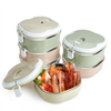 KCASA KC-BCH10 Portable Insulation Lunch Box Stainless Steel Thermal Bento Box Food Container