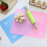 KCASA KC-BM6 Silicone Baking Mat Nonstick Oven Mat Heat Insulation Pad Kid Table Mat WithMeasurement