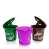 KCASA KC-COFF13 Refillable Coffee Capsule Cup Multiple Color Doiphin Reusable Refilling Filter For Nespresso Machine