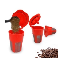 KCASA KC-COFF18 K-Cup Refillable Coffee Capsule Cup Drip Keurig Reusable Refilling Filter For Nespresso Machine