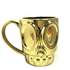 KCASA KC-FACE01 Creative Grimace Milk Beer Coffee Tea Ceramic Couple Mug Cup Glass Tumbler