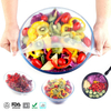KCASA KC-FPW118 Resuable Large Size Silicone Covers and Food Preservation Wrap Durable Kitchen Lids Salad Bowl Covers and Stretch Lids Fruits Preserver