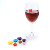 KCASA KC-GC04 8Pcs Silicone Beach Magnetic Wine Charm Wine Glasses Cocktail Drinks Maker Bar Tools