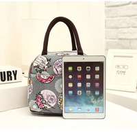 KCASA KC-LG036 Large Capacity Canvas Woman Travel Outdoor Storage Bag Handbag Lunch Tote Bag