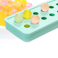 KCASA KC-ON430 Mini Silicone Ice Ball Ice Tray Cubes 20 Cavities DIY Pudding Jelly Chocolate Mold