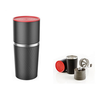 KCASA KC-PCM18 Portable All-in-One Pour Over Coffee Maker Large Capacity Outdoor Travel Coffee Maker And Grinder Set Multifunction Capsule Coffee Machine