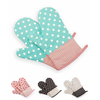 KCASA KC-PG03 1Pcs Cotton Oven Mitts Microwave Oven Kitchen BBQ Heat Resistant Potholder Gloves