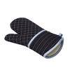 KCASA KC-PG079 1Pc Canvas BBQ Grill Oven Mitt Microwave Oven Heat Resistant Potholder Glove