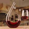 KCASA RD82 1200ml Lead-free Crystal Glass Number 6 Shape Horn Wine Decanter Carafe Aerator Pourer