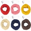 Kids Baby Boy Girl Winter Warm Knitting Soft Scarf Candy Colors Scarf