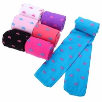 Kids Girls Semi Sheer Slim Full Foot Pantyhose Stockings Baby Tights High Socks