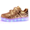 Kids LED Light Shoes Sneakers Leather Casual Boy Girl Shoes Children New