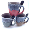 Kiln Change Coffee Cups High Capacity Office Big Mouth Anti-mouth Mugs