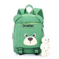 Kindergarten Kids Lovely Canvas Backpack Durable Large Outdoor School Bag