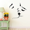 Kiss Wall Stickers Lover Wall Decal Home Bedroom Wall Decor Romantic Stickers