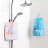 Kitchen Bathroom Hanging Mesh Storage Bag Clothes Toy Organizer Laundry Hook