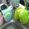 Kitchen Sink Sponge Hanging Bags Saddle Debris Drainage Basket Storage Sponge Rack Holder