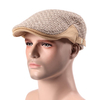 Knitted Cotton Beret Cap Buckle Adjustable Newsboy Cabbie Gentleman Hat