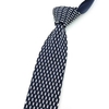 Korean Version Leisure Stripe Plaids Slim Skinny Knitting Neckties Male Narrow Ties