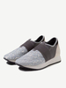Lace Flower Embroidery All Match Slip On Outdoor Casual Sport Shoes
