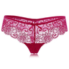 Lace Hollow Out Seamless Cheekies Bow Flounces Low Waist Underwear