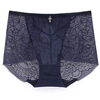 Lace See Through Hollow Out Mid Waist Breathbale Briefs