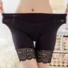 Lace-trim Seamless Boyshort Underwear Hip-lifting Stretchy Breathable Panties