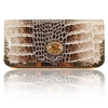Ladies Alligator Pattern Rhinestone PU Leather Wallet Card Holder Purse