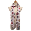 Lady Cartoon Cute Owl Bird Print Scarf Wrap Winter Warm Oversize Shawl Accessories