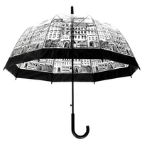Lady Transparent Lace Umbrella Girl Beard Outdoor House Creative Elegant Rain Gear