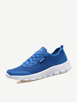 Large Size Breathable Mesh Pure Color Sport Casual Shoes