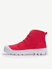 Large Size High Top Lace Up Canvas Flat Casual Shoes For Women