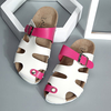 Large Size Hollow Out Buckle Slip On Backless Beach Slippers