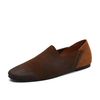 Large Size Men Nubuck Upper Splicing Low Top Slip On Lazy Casual Loafers