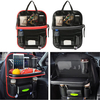Leather Car Seat Back Multi-Pocket Bag Organizer Storage Hanging Folding Storage Shelves Bins