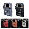 Leather Car Seat Storage Bag Outdoors Hanging Bag Umbrella Drink Holders Organize Containers
