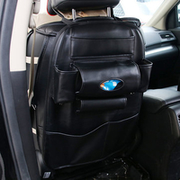 Leather Chair Back Storage Bag Multi-function Car Set Box Back Bag Outdoors Hanging Bag