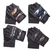 Leather Weightlifting Gloves Straps Wrist Support Wraps Cycling Exercise Training Gloves