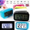 LED Backlight Digital Electronic Alarm Clock Calendar Thermometer Table Desktop
