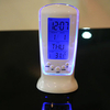 LED Digital Backlight Alarm Clock Music Calendar Thermometer Clock Desktop Clock
