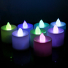 LED Flickering Electronic Colorful Candles Light Holiday Decoration