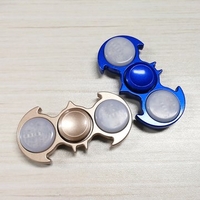 LED Light EDC Hand Spinner Finger Spinner Gadget Finger Spiral Reduce Stress Gadget