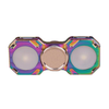 LED Light Hand Finger Spinner Fidget Brass EDC Hand Spinner For Autism Desk Toy