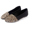 Leopard Print Flat Women Shoes Round Toe Ballet Flat Casual Loafer