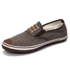 Light Canvas Round Toe Slip On Casual Shoes for Men