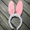 Light-Up Metallic Bunny Ear Headband Blinking Flashing Rabbit Ears Easter Accessories