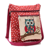 Linen Cartoon Casual Owl Pattern Shoulder Bag Crossbody Bags
