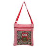 Linen Casual Owl Pattern Shoulder Bag Crossbody Bags