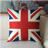 Linen UK Pattern Pillow Cushion Cover Home Office Bed Pillow Case